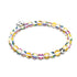 Solar Flare | Silver | Galaxy Glass Bead Bracelet
